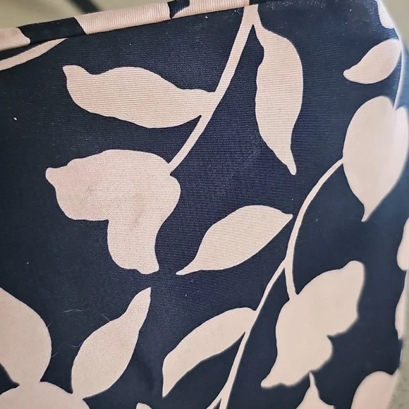 Kate Spade Joe Garden Vine Nylon Baby Diaper Bag. Clean, Blue And Cream - Picture 11 of 17